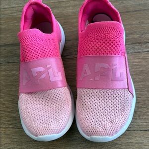 APL Pink Athletic Shoes Slip-On Breathable Design